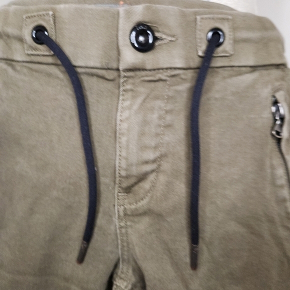 Zara green skinny cargo Khakis - Picture 4 of 12